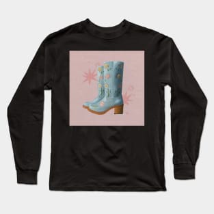 Blue Boots Long Sleeve T-Shirt